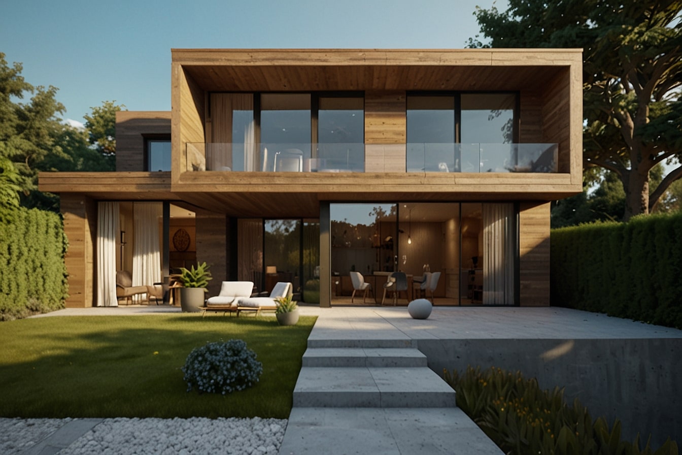 3d architectural rendering of house