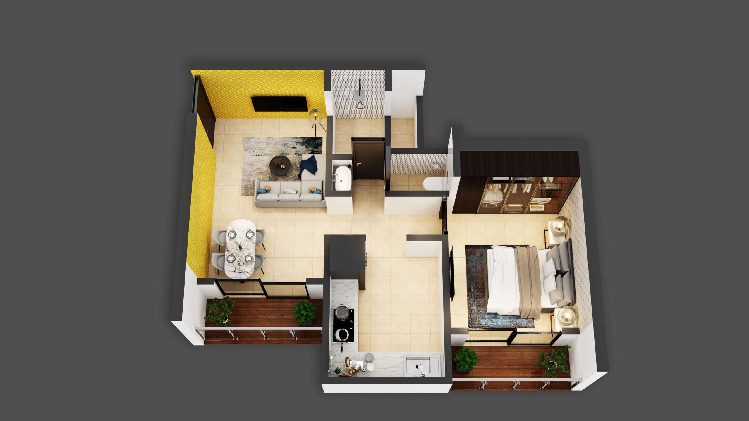 3D Floor Plan - 3D model