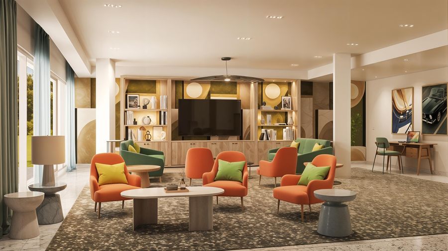 Interior Living Room render