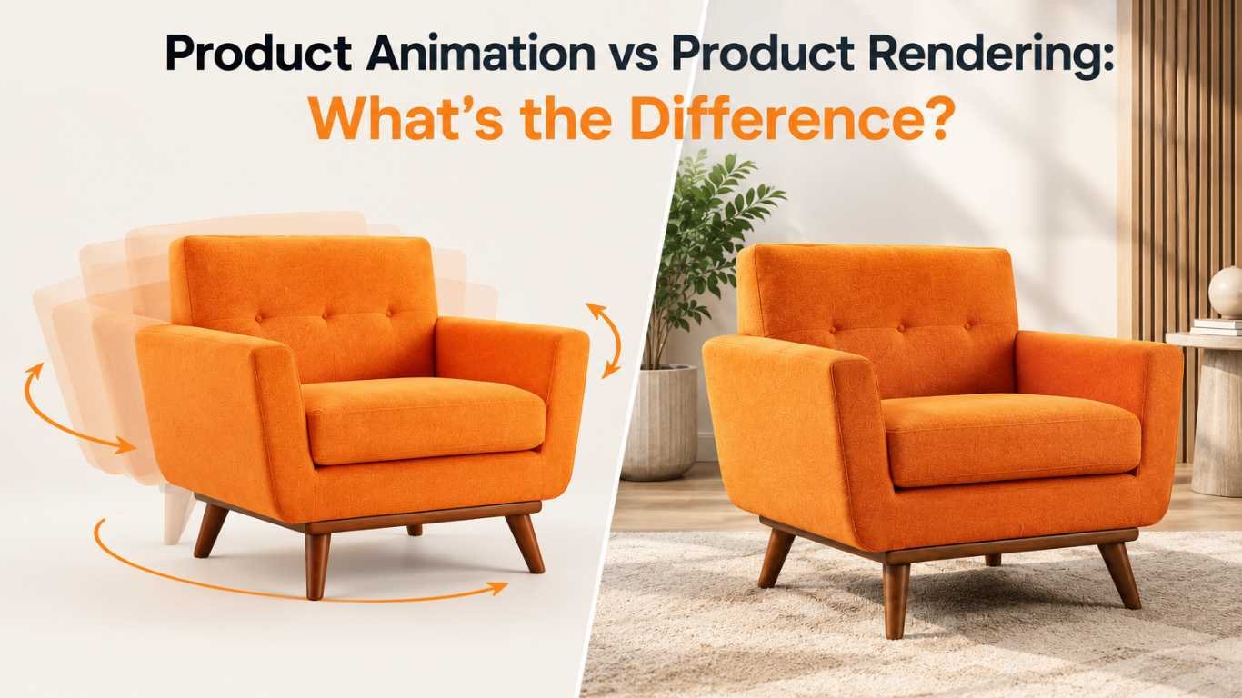 product animation vs product rendering